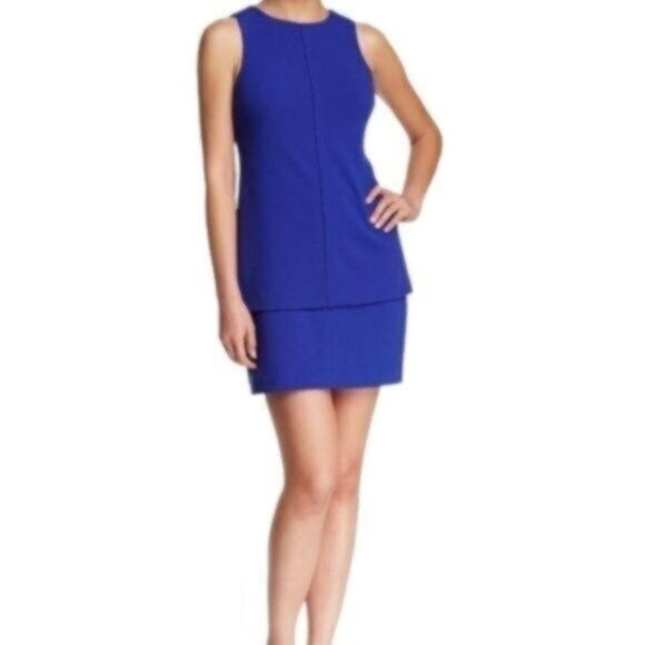 Cynthia Steffe Royal Blue Layered Summer Party Dress 12 - Picture 1 of 6